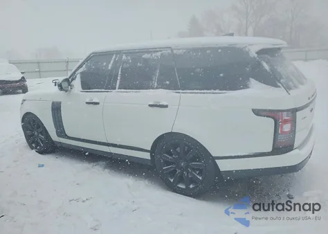 2017 Land Rover Range Rover Hse z USA, uszkodzony, nr VIN SALGS2FV6HA369452